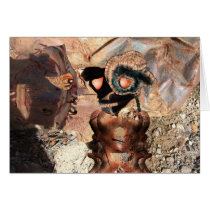 Scrap metal alien question cards by talisbird Scrap metal alien question cards