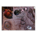 Scrap metal and digital painting collage cards by talisbird Scrap metal and digital painting collage cards