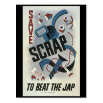 Scrap Metal World War 2 postcards