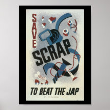 Scrap Metal World War 2 Poster