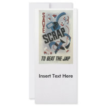 Scrap Metal World War 2 Custom Rack Cards