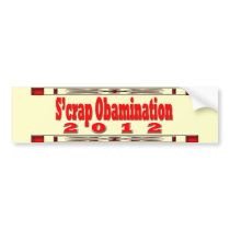 Scrap Obama Bumper Sticker