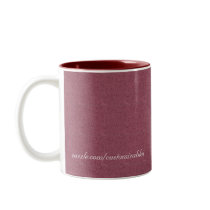 Scrap Paper Christmas Mug by Customizables Scrap Paper Christmas Mug