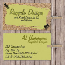 Scrap Paper On Cork Photograph Border business cards