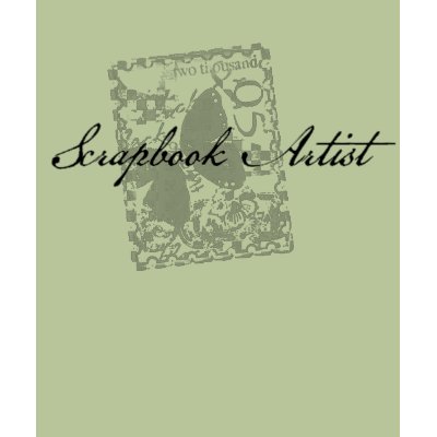 Scrapbook Artist w Butterfly t shirt