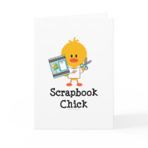 Scrapbook Chick Greeting Card