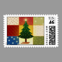 Scrapbook Christmas Tree Postage