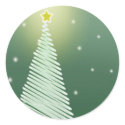 Scrapbook Christmas tree stickers sticker