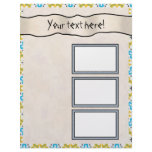 Scrapbook Decoupage Craft Paper letterhead
