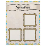 Scrapbook Decoupage Craft Paper letterhead