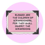 Scrapbook Kids Round Stickers