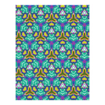 Scrapbook Layout Pages - Aqua 18 Letterhead Design