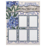 Scrapbook Layout Pages - Five Frames Personalized Letterhead