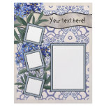 Scrapbook Layout Pages - Four Frames Customized Letterhead