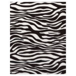 Scrapbook Layout Pages - Zebra Stripes Personalized Letterhead