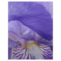 Scrapbook paper Purple Iris Flowers Irises Floral Custom Letterhead