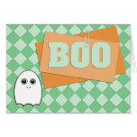 Scrapbook Style Boo Ghost Halloween Card