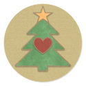 Scrapbook Style Country Christmas Tree Stickers