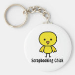 Scrapbooking Chick Key Chains