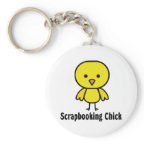 Scrapbooking Chick Key Chains