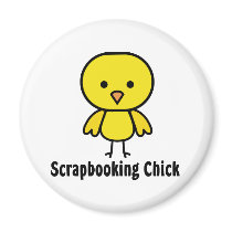 Scrapbooking Chick magnets