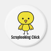 Scrapbooking Chick Magnets