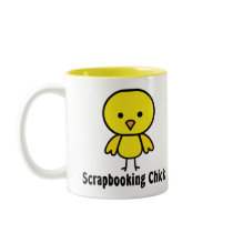 Scrapbooking Chick Mugs