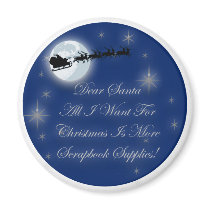 Scrapbooking Christmas magnets by TheChristmasBoutique Scrapbooking Christmas magnets