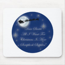 Scrapbooking Christmas mousepads by TheChristmasBoutique Scrapbooking Christmas mousepads
