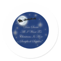 Scrapbooking Christmas stickers
