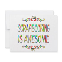 Scrapbooking is Awesome invitations