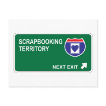 Scrapbooking Next Exit postcards