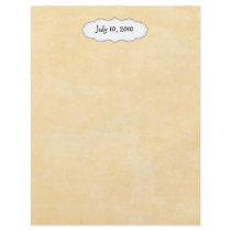scrapbooking paper personalized flyer