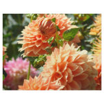 SCRAPBOOKING paper Orange Dahlia Flowers Letterhead
