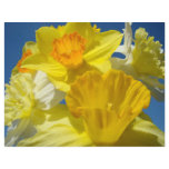 Scrapbooking paper Yellow Daffodils Flowers Letterhead Template