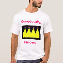 Scrapbooking Princess t-shirts