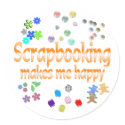 Scrapbooking stickers