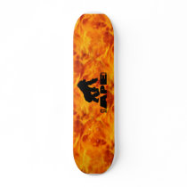 Scraped - APE Fire Skateboard