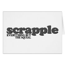 Scrapple Squeal cards by worldsfair Scrapple Squeal cards