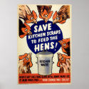 Scraps - Feed the Hens posters