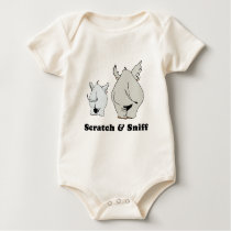 Scratch and sniff baby t-shirt