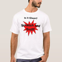 Scratch and Sniff t-shirts