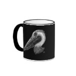 scratch art pelican mugs