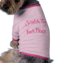 Scratch My Back Please pet clothing