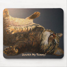 "Scratch My Tummy!" Original Art-Work Mouse Pad