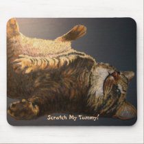 "Scratch My Tummy!" Original Art-Work Mouse Pad mousepads