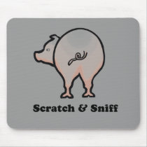 Scratch n Sniff baby t-shirt mousepads
