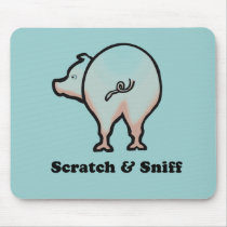 Scratch n Sniff baby t-shirt mousepads