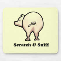 Scratch n Sniff baby t-shirt mousepads
