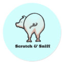 Scratch n Sniff baby t-shirt stickers